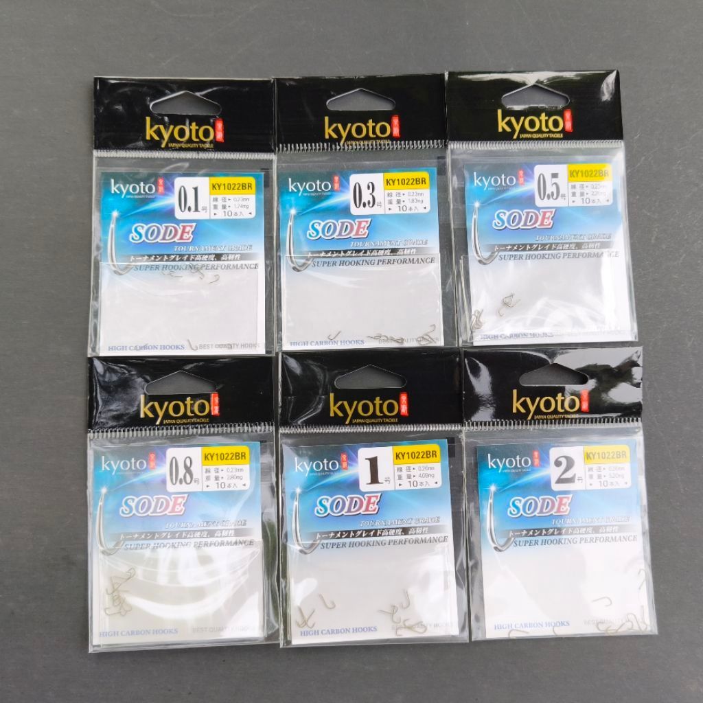 kail pancing tipe sode atau kecil kyoto kail wader
