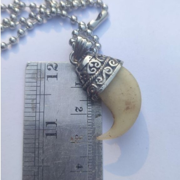 kalung liontin kuucann ring alpaka kalung titanium