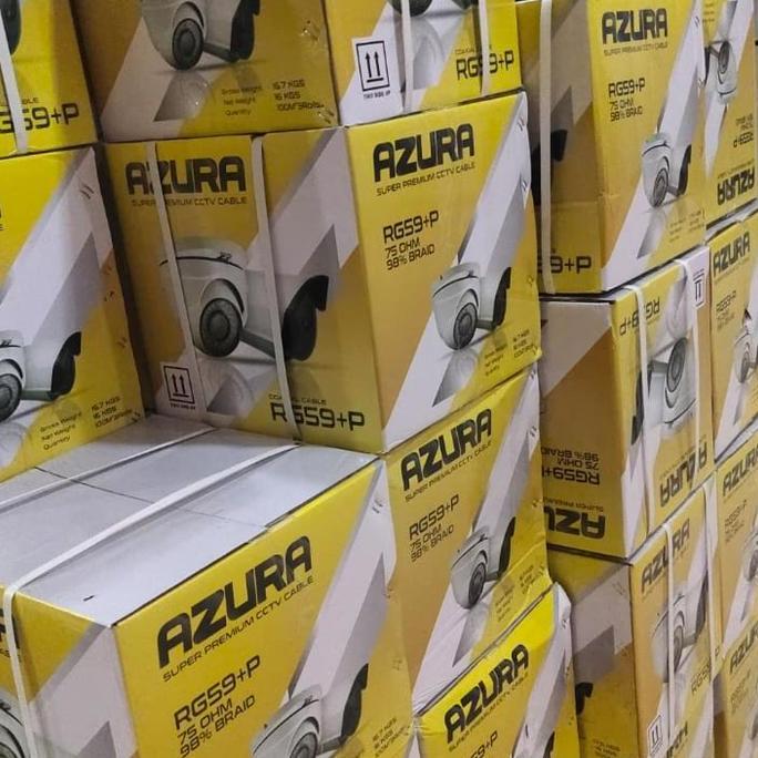 kabel CCTV /cctv azura RG 59+power 300 m coaxial