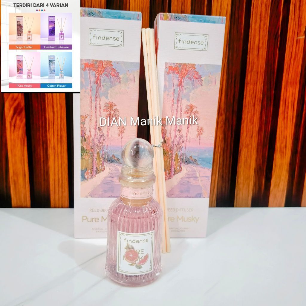 OHSOME FINDENSE DIFFUSER PURE MUSKY / pengharum ruangan segar