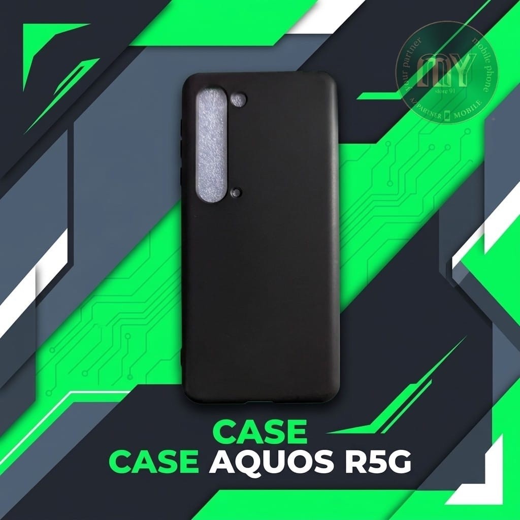 Casing Sharp Aquos R5G R 5g Anti Knock Carbon Case - Full Protection Shockproof Slim Case