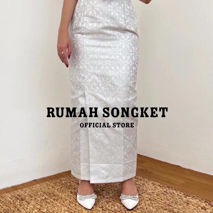 Rok Songket Span Jadi Karet Kiri Kanan Dan Resleting Belakang rok  span traditional rok span kebaya