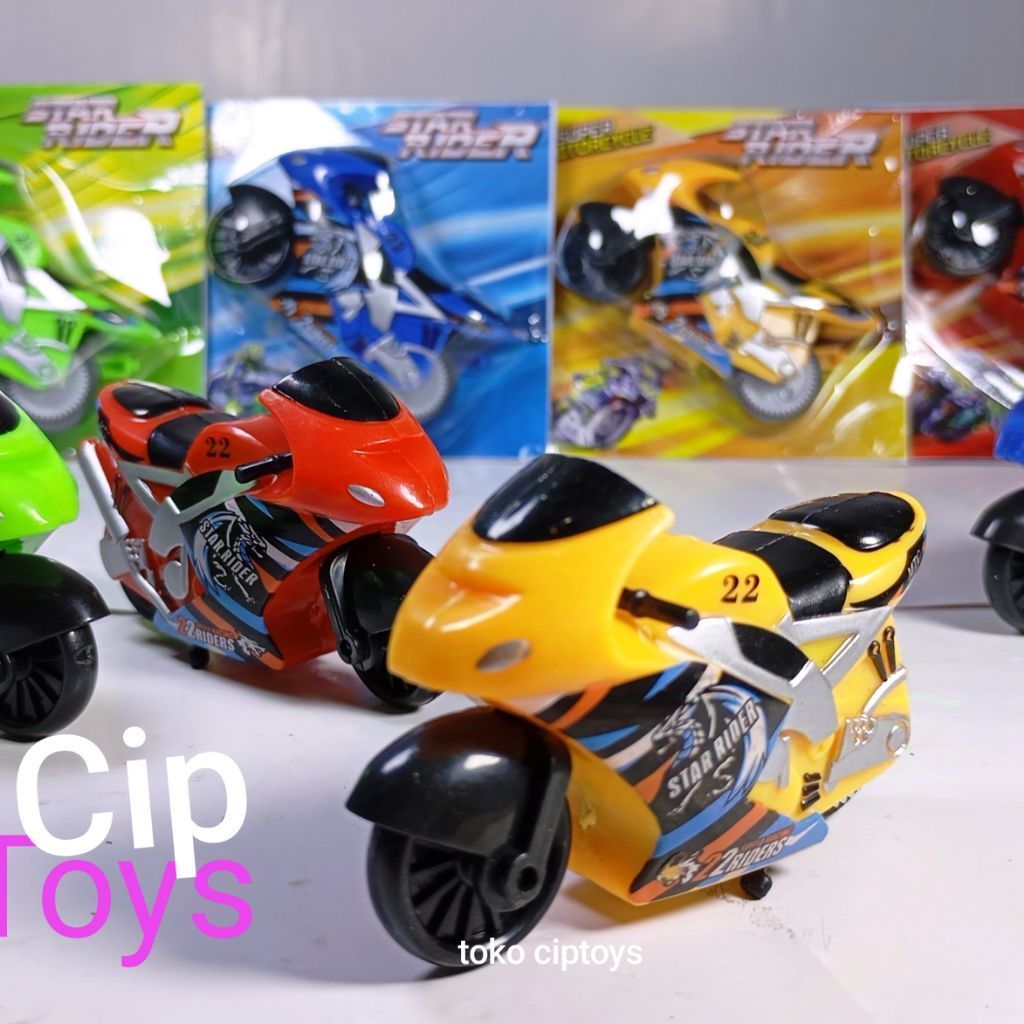 MAINAN MOTOR GP / MAINAN ANAK MURAH SPINGO / MOTOR ROSSI  167 / MOTO GP / ROSSI 167