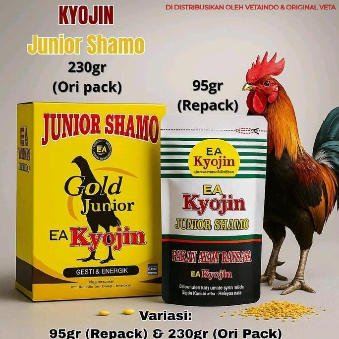 KYOJIN JUNIOR SHAMO 230GR PAKAN AYAM RAKSASA AYAM GERAK ENERGIK GESIT