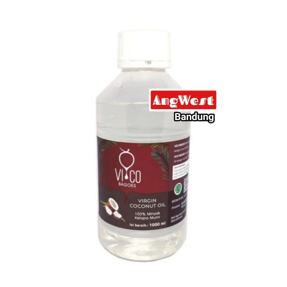 (1 liter / 1000 ml) Vico bagoes VCO virgin coconut oil