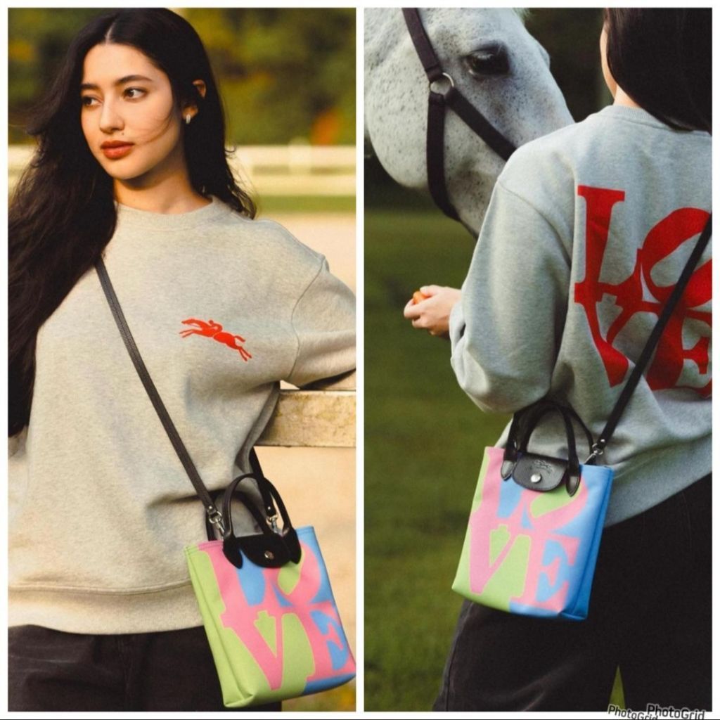 Lc x Robert Indiana Crossbody Bag XS / Pink