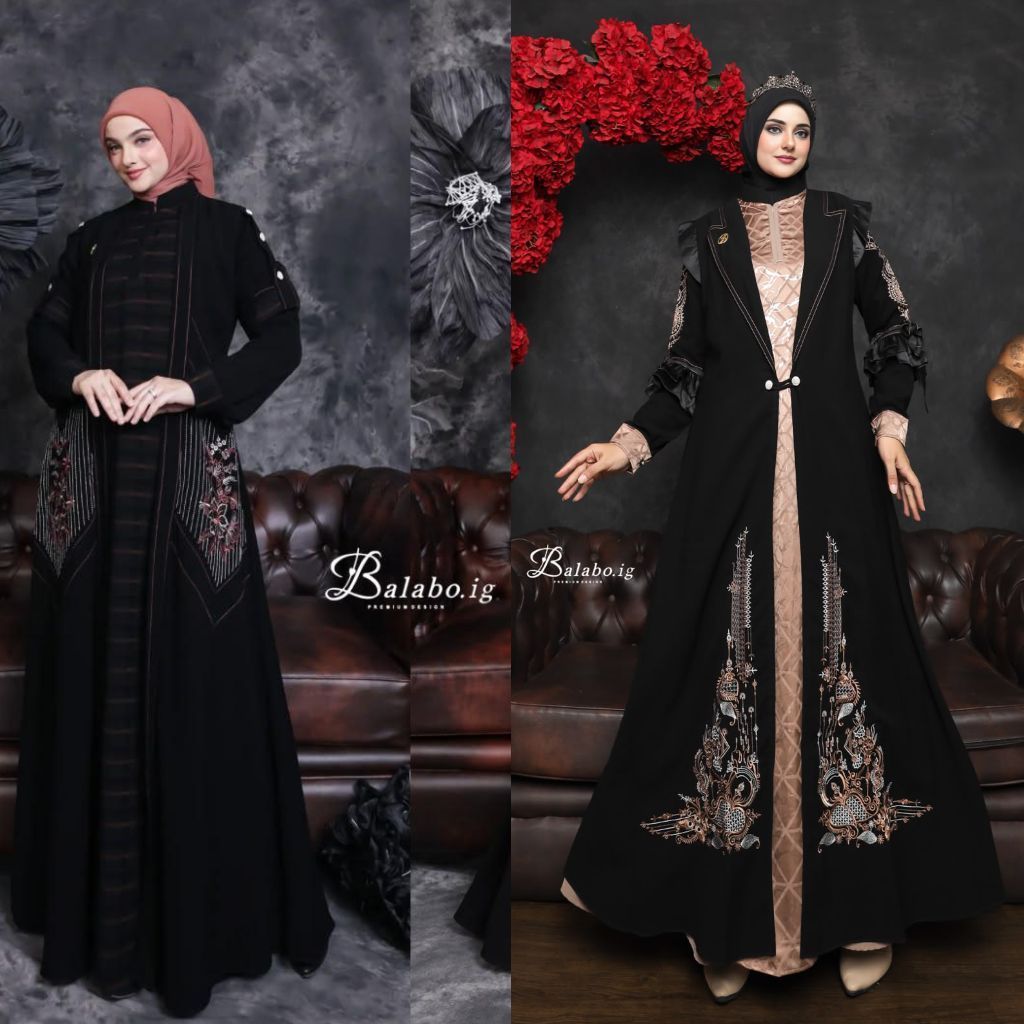 Balabo Syarifah & Aurora Dress By Balabo Ori (Ready siap kirim)