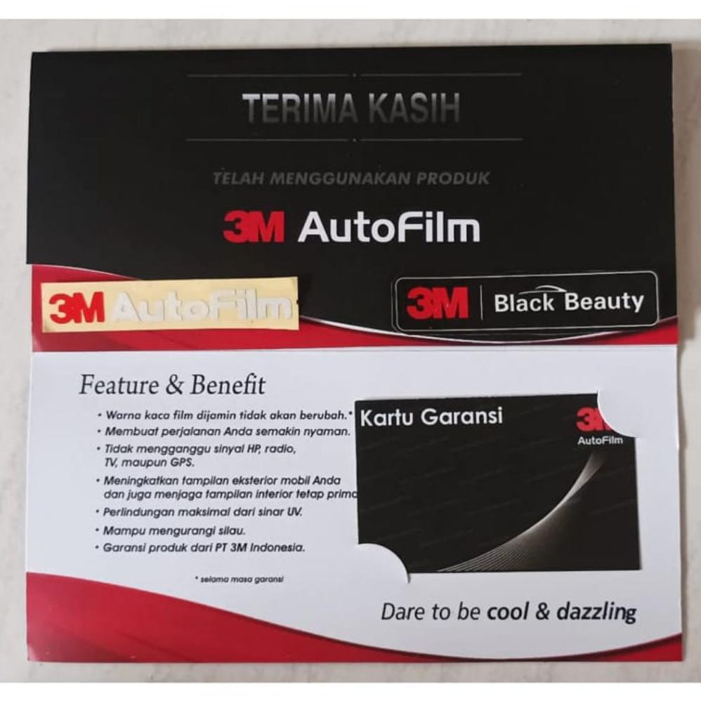 KACA FILEM MOBIL 3M BLACK BEAUTY 40% 60% 80% KACA FILEM ANTI PANAS