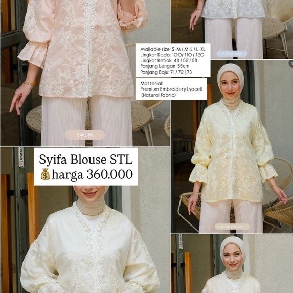 Syifa Blouse Sarah The Label