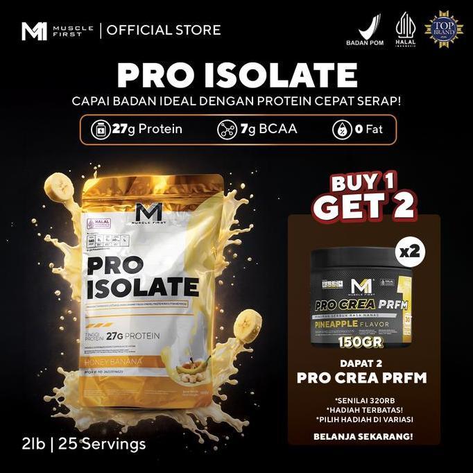 MUSCLE FIRST Pro Isolate 2lbs/900gr - Whey Protein Isolate