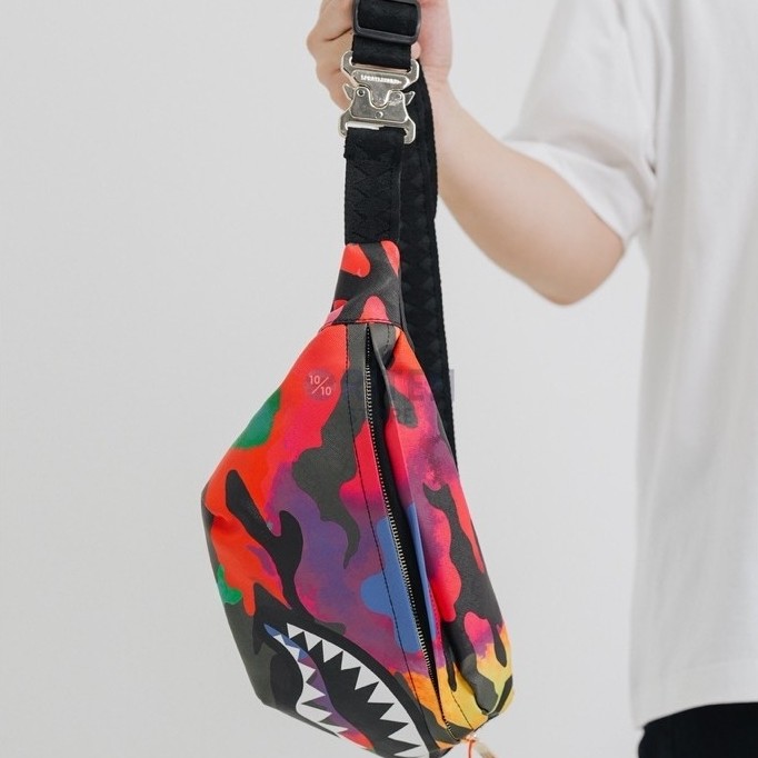 Sprayground Camoburst Savvy Waistbag Original