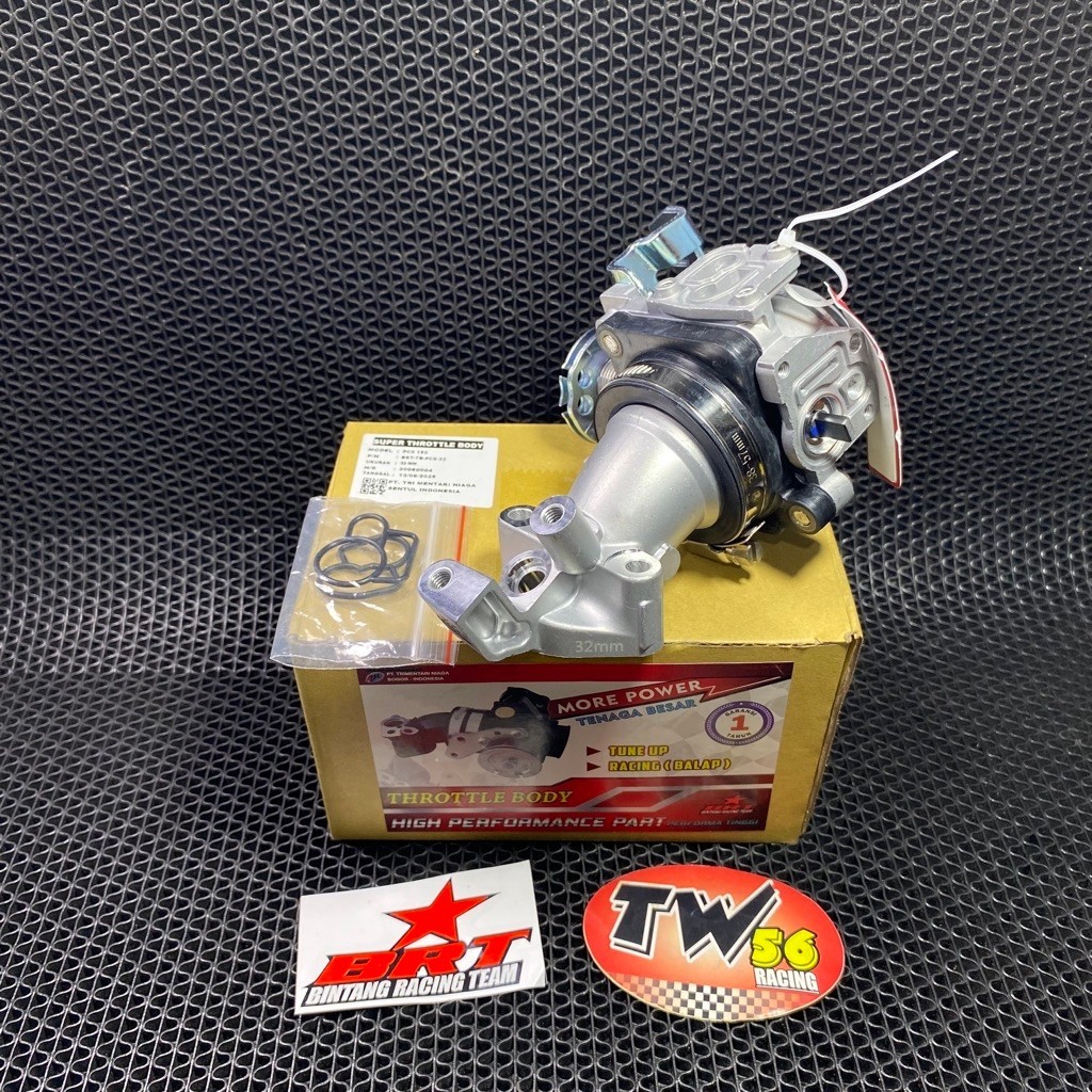 THROTTLE BODY TB BRT + BANANA BRT UKURAN 32 34 PCX 150