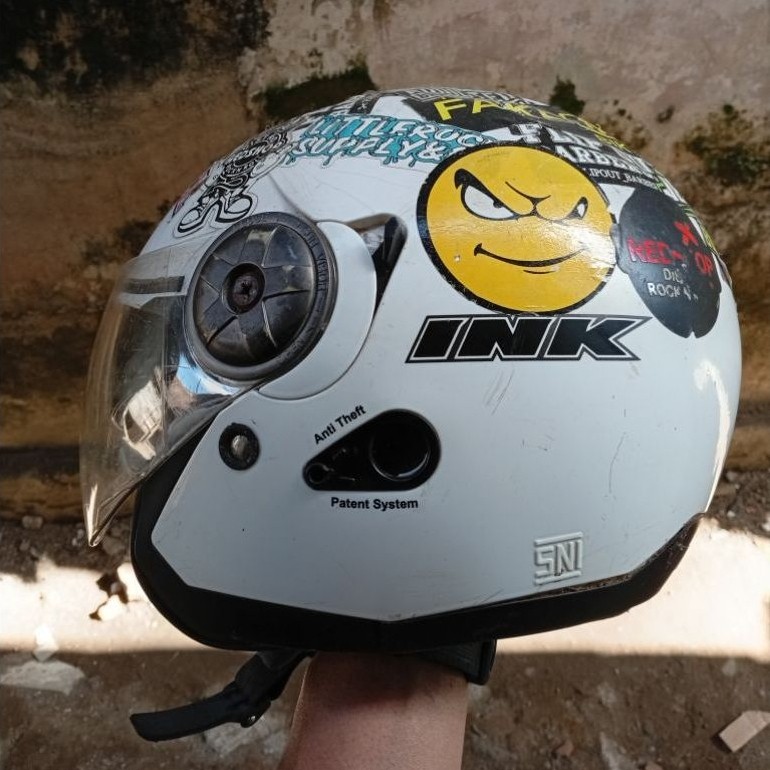 Helm ink stillo classic doubel visor