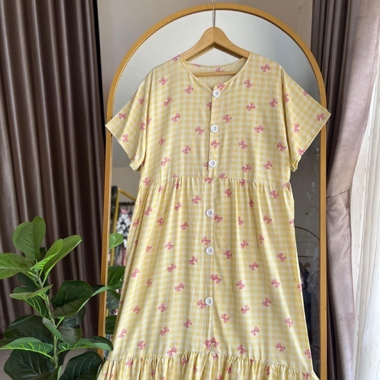 Daster Full Kancing Rayon Busui Grosir Daster Murah Jember JUMBO