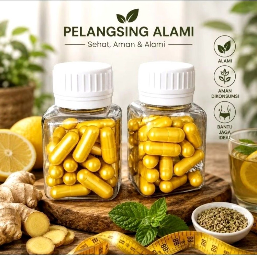 KJP Gold Slim Pil Diet Herbal Pelangsing Original