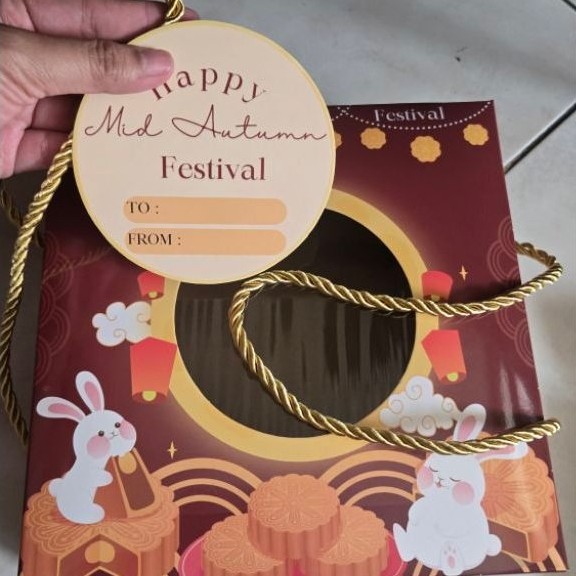 Ready Box Mooncake 20x20 Box mooncake bisa muat 4 mooncake 180gr box mooncake 150gr box mooncake 60g
