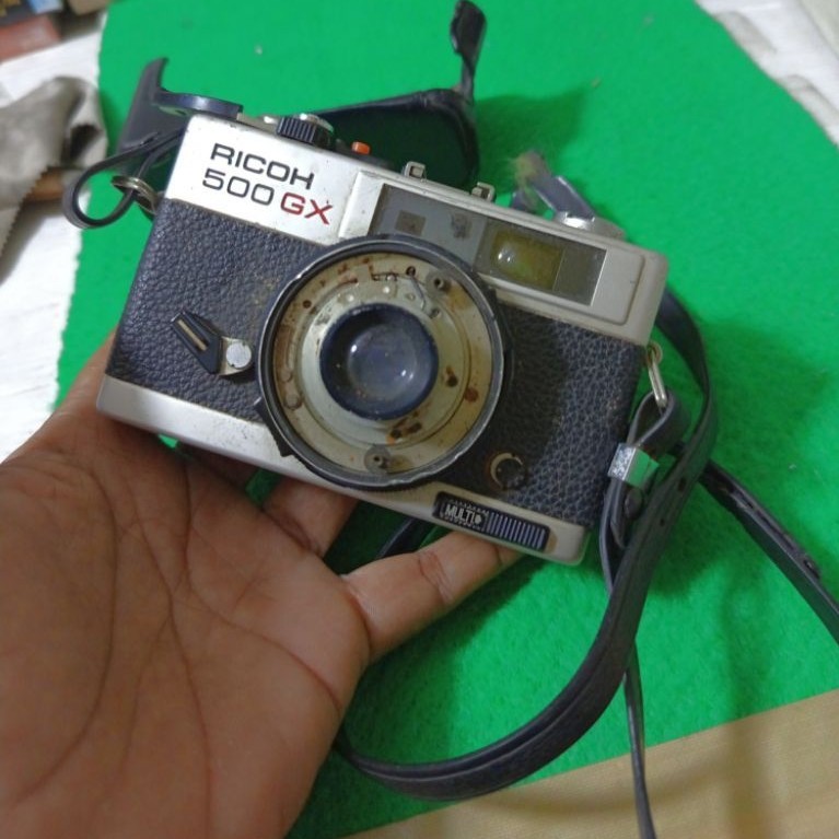 Ricoh 500GX bahan kamera analog preloved vintage mati/off