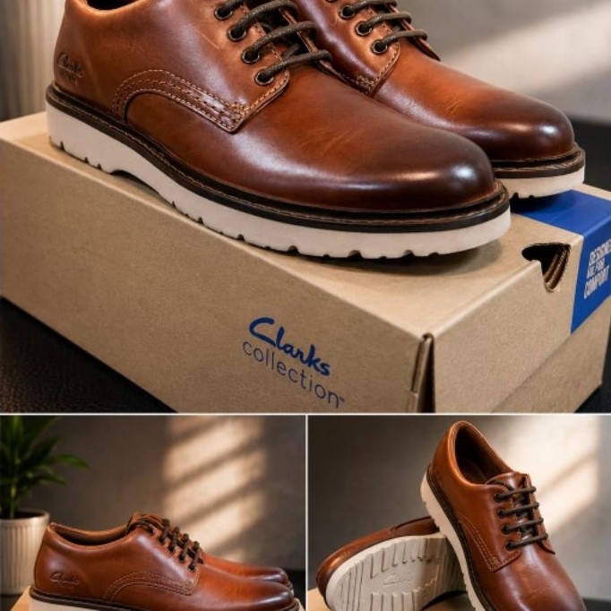 Sepatu Pria CLARKS WELTRIDGE LOW Original 100%