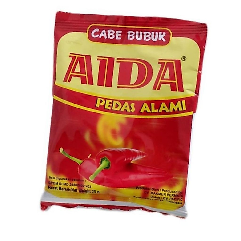 Cabe Bubuk Sachet Aida 25 Gram / Cabe Bubuk
