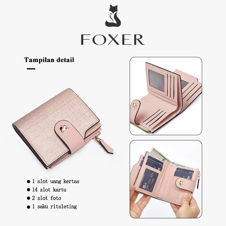 PROMO FOXER DOMPET WANITA DOMPET PENDEK DOMPET KULIT ASLI