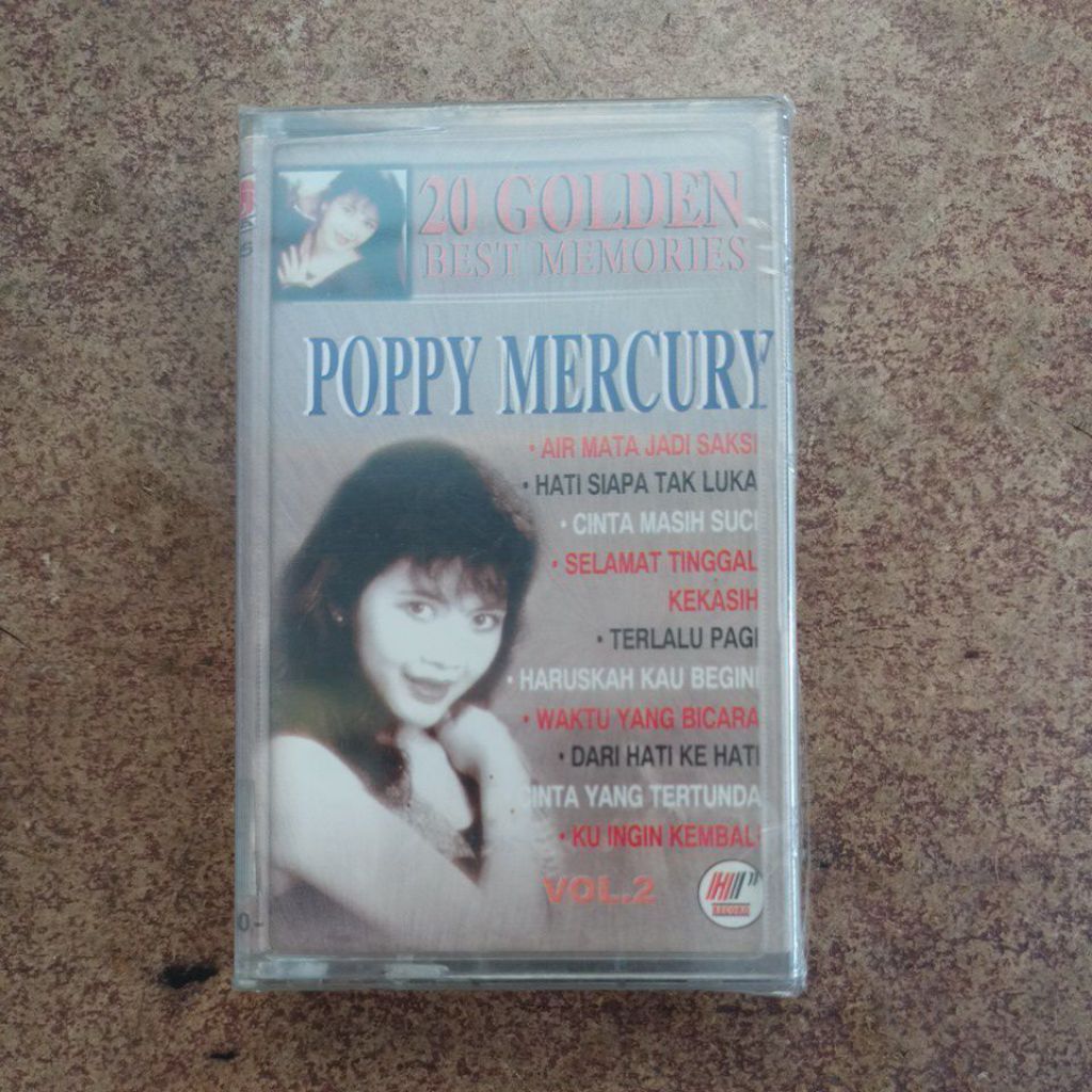 Kaset Pita Poppy Mercury (Segel)