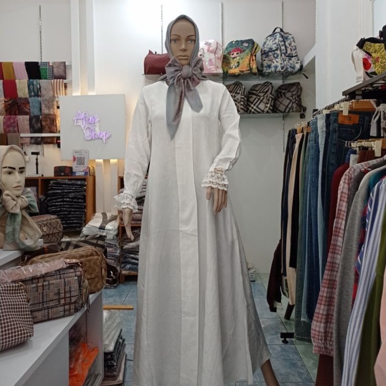 GAMIS DHARBY PUTIH JAGUAR