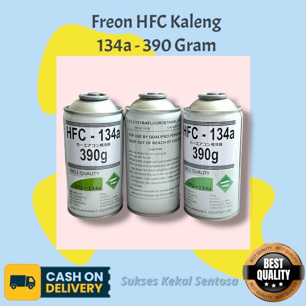 Freon HFC 134a Kaleng // HFC 134a // HFC Kaleng - 390 Gram