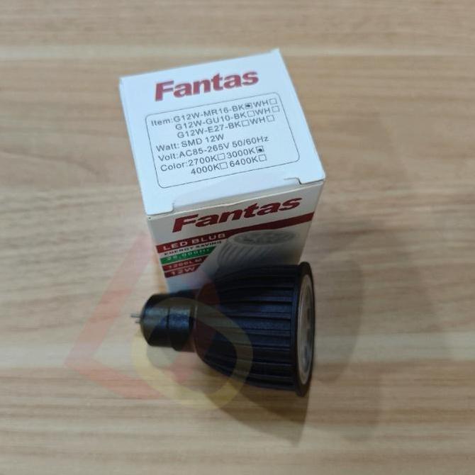 Lampu Bohlam Fantas Led Mr16 12W Spotlight/ Sorot Halogen Mr16 12Watt