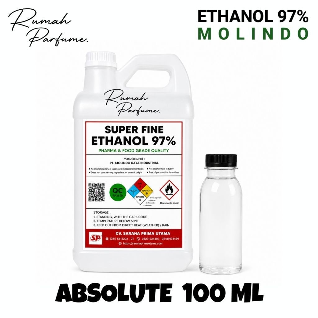 PELARUT PARFUM ABSOLUTE / ETANOL 97% MOLINDO REPACK