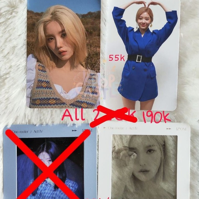 [READY] IZONE IZ*ONE One Reeler Bloomiz Eunbi Minju photocard photofilm