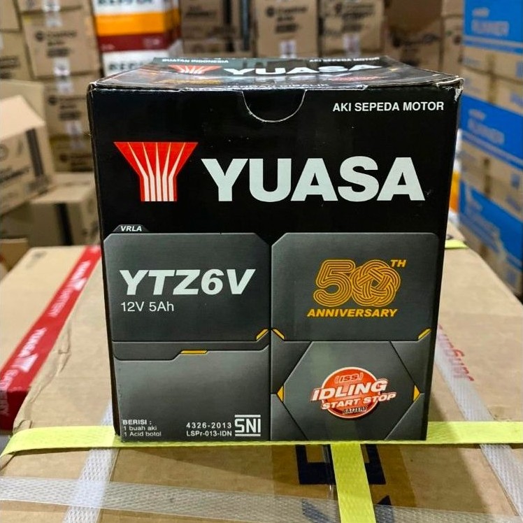 Aki Sepeda Motor Yuasa 12V 5AH