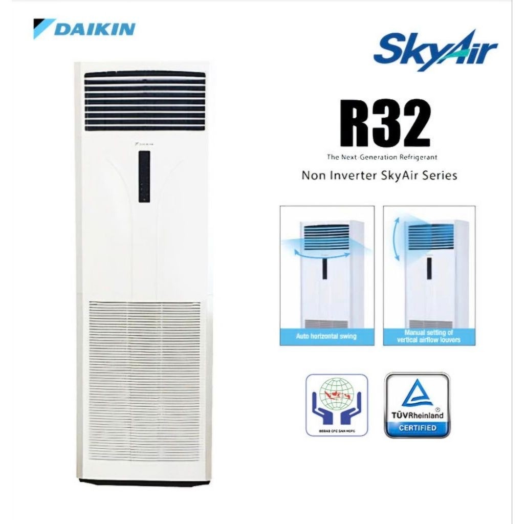 Daikin FVC125AV14 AC Floor Standing 5 PK Standard Malaysia R32 (WIRED) / AC DAIKIN Floor Standing 5 