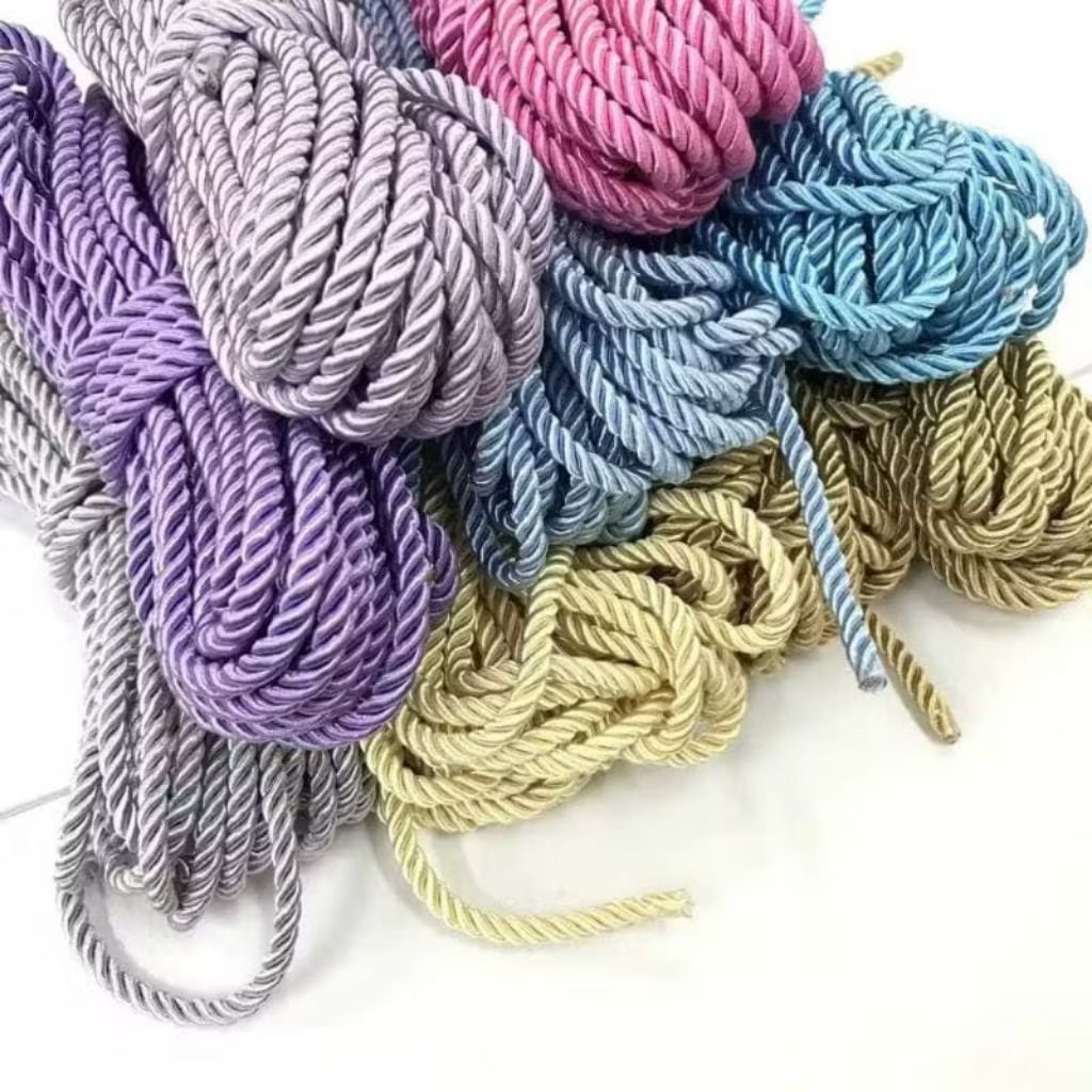 10 METER & 18 METER - TALI KUR 5 mm / TALI KUR TAMBANG 5mm | TALI KUR ULIR WARNA WARNI