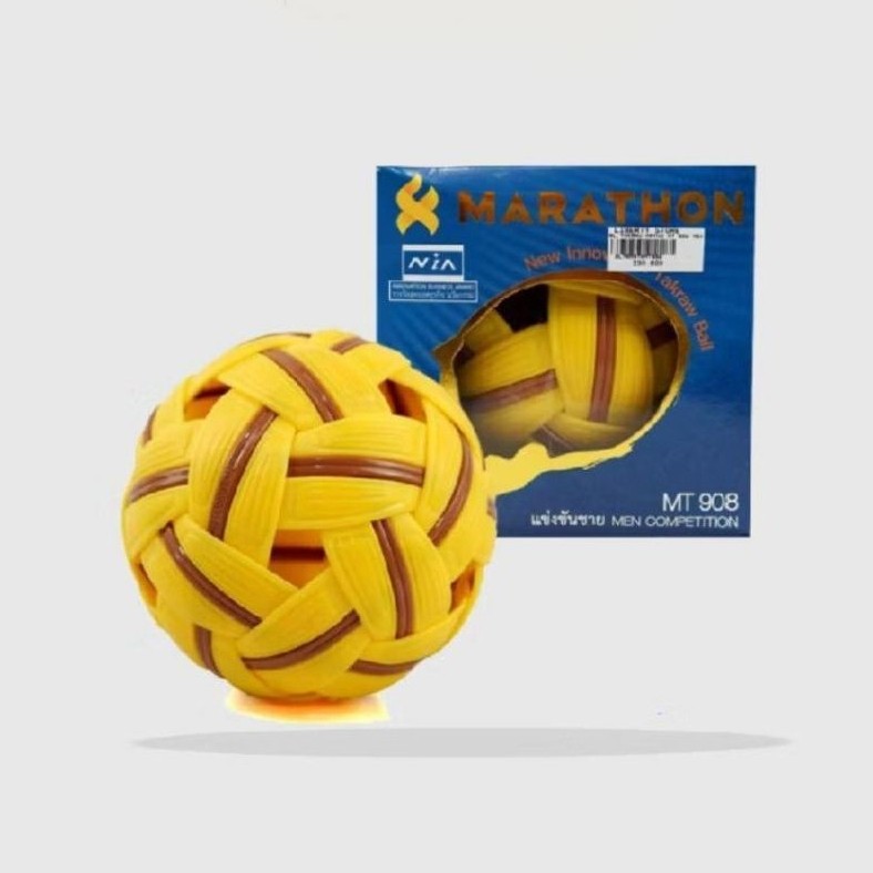 Bola Takraw original MARATHON MT 908 MT 909 Bola kaki takraw import