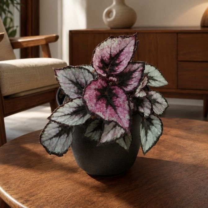 TANAMAN HIAS BEGONIA REX PINK - TANAMAN HIAS INDOOR / Begonia Rex