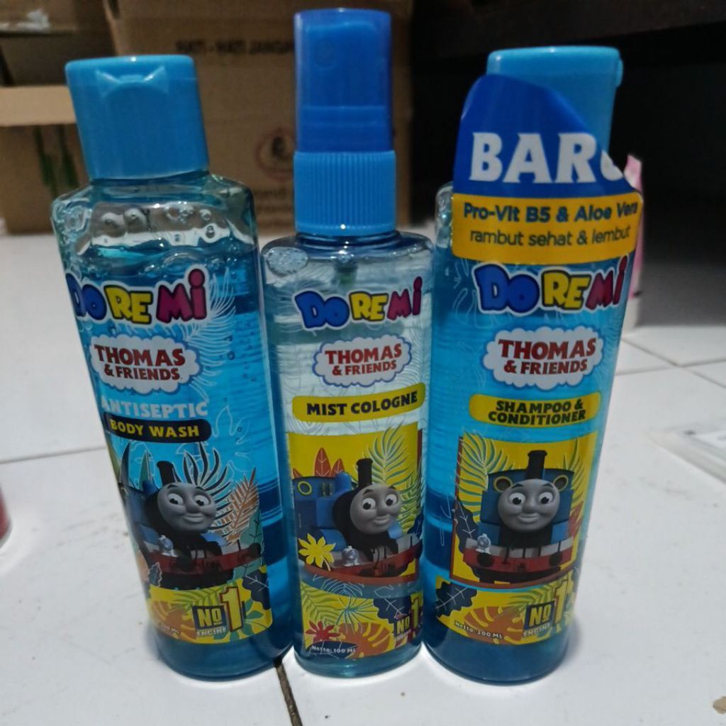 Doremi Body wash 200ml, Shampoo & Conditioner 200ml, Mist Cologne 100ml