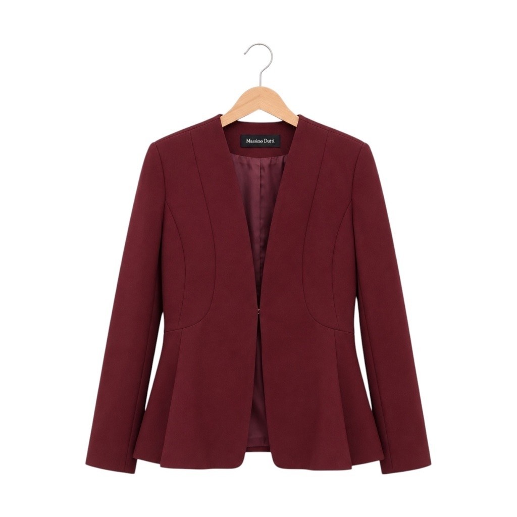(XS) Blazer Clip Shaping Massimo Dutti New