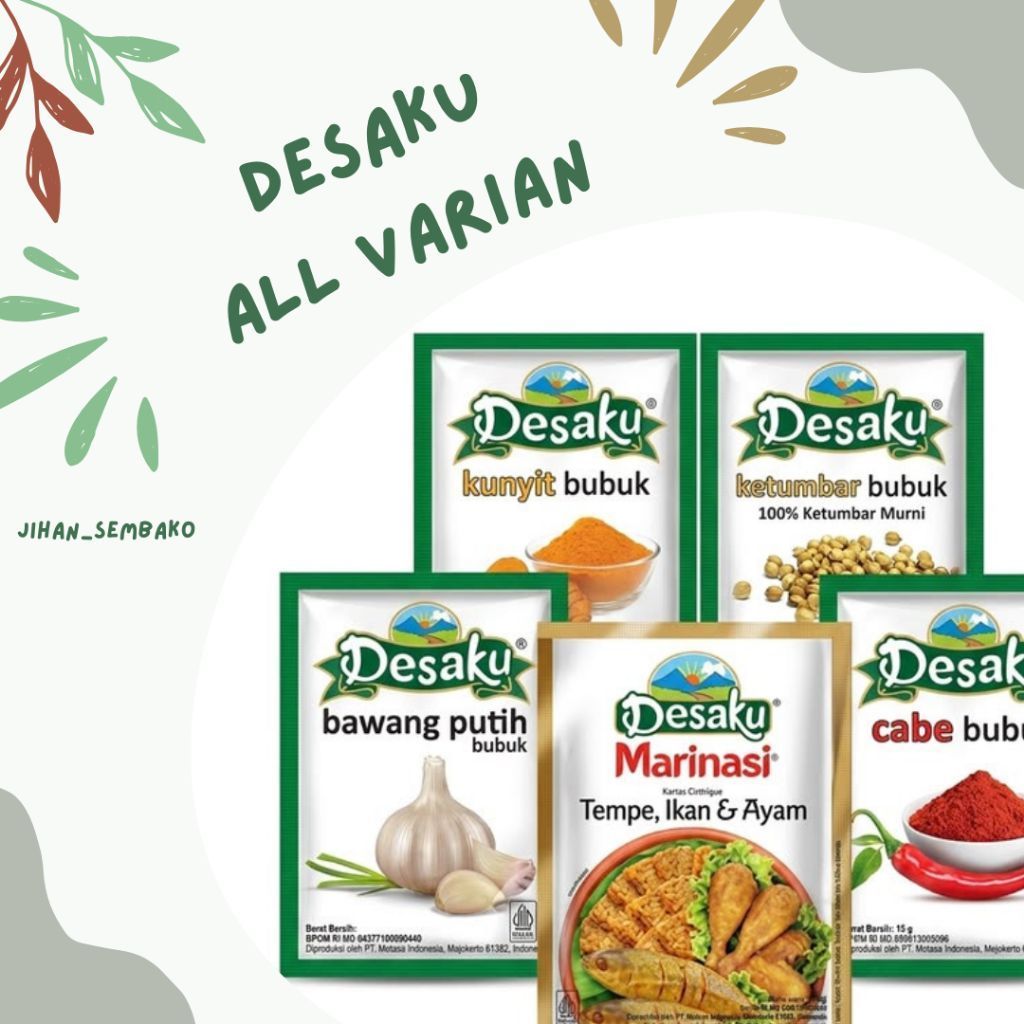 Desaku bumbu lengkap all varian