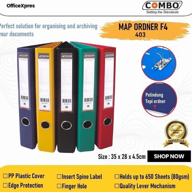 Ordner Map F4 Folio Pvc / Odner Map Legal Plastik File Pvc 403 Combo