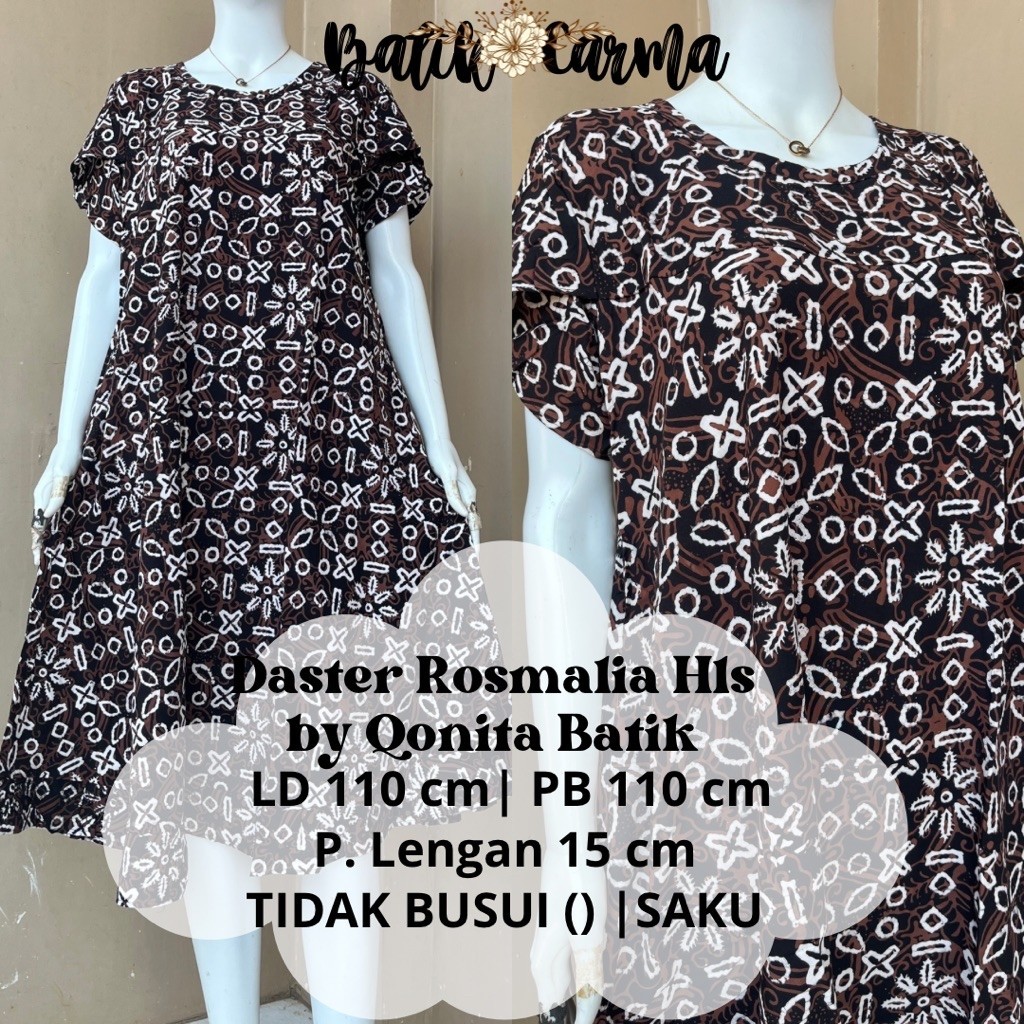 Daster Rosmalia Hls by Qonita Batik Pekalongan
