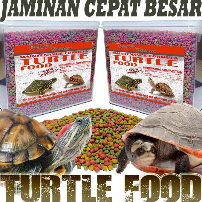 Turtle pelet food makanan pakan kura brazil res aligator cst ast 1 kg