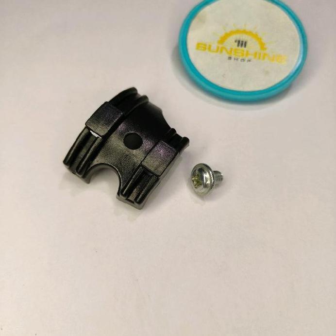 Klem Cable Guide Bawah Frame BB Bottom Bracket Jalur Kawat Inner Shifter PVC Plus Baut Sepeda MTB Fe