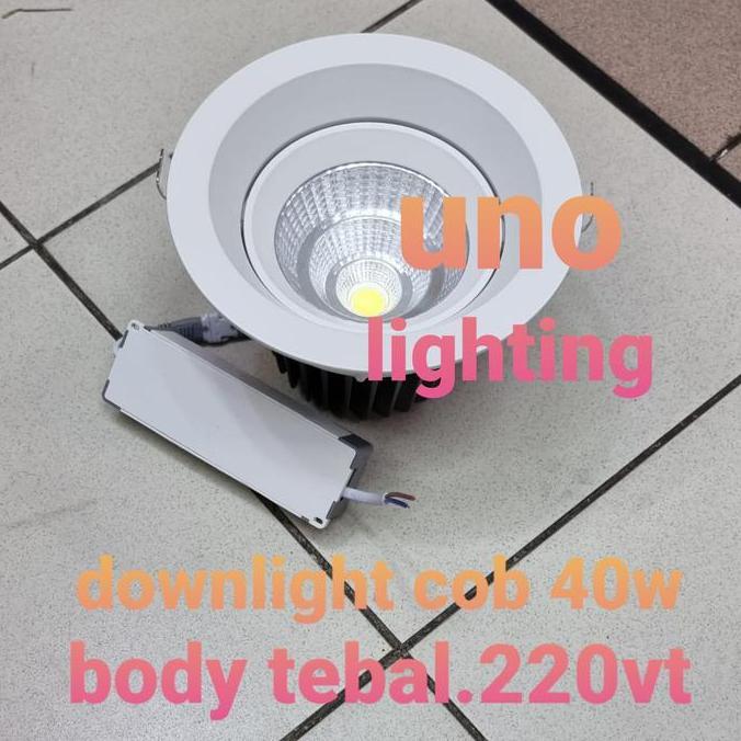 downlight cob 4000k 40watt 40w / ceiling plafon 40 watt natural 220v