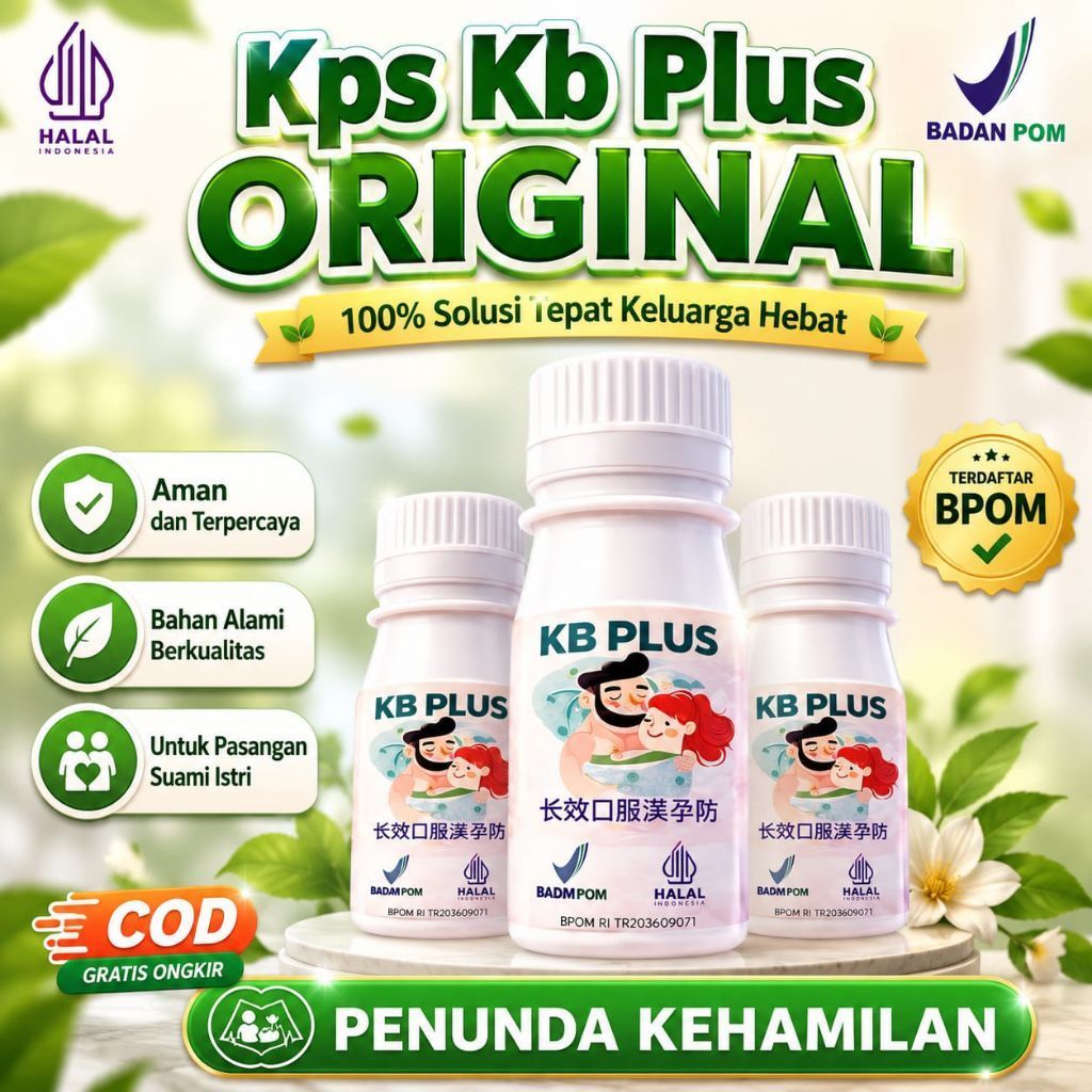 KB Plus Original untuk Pasangan Suami Istri Bahan Alam Berkuat Halal BPOM
