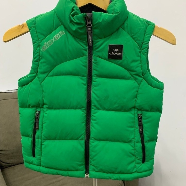 6Y Eider goose down vest jacket kids