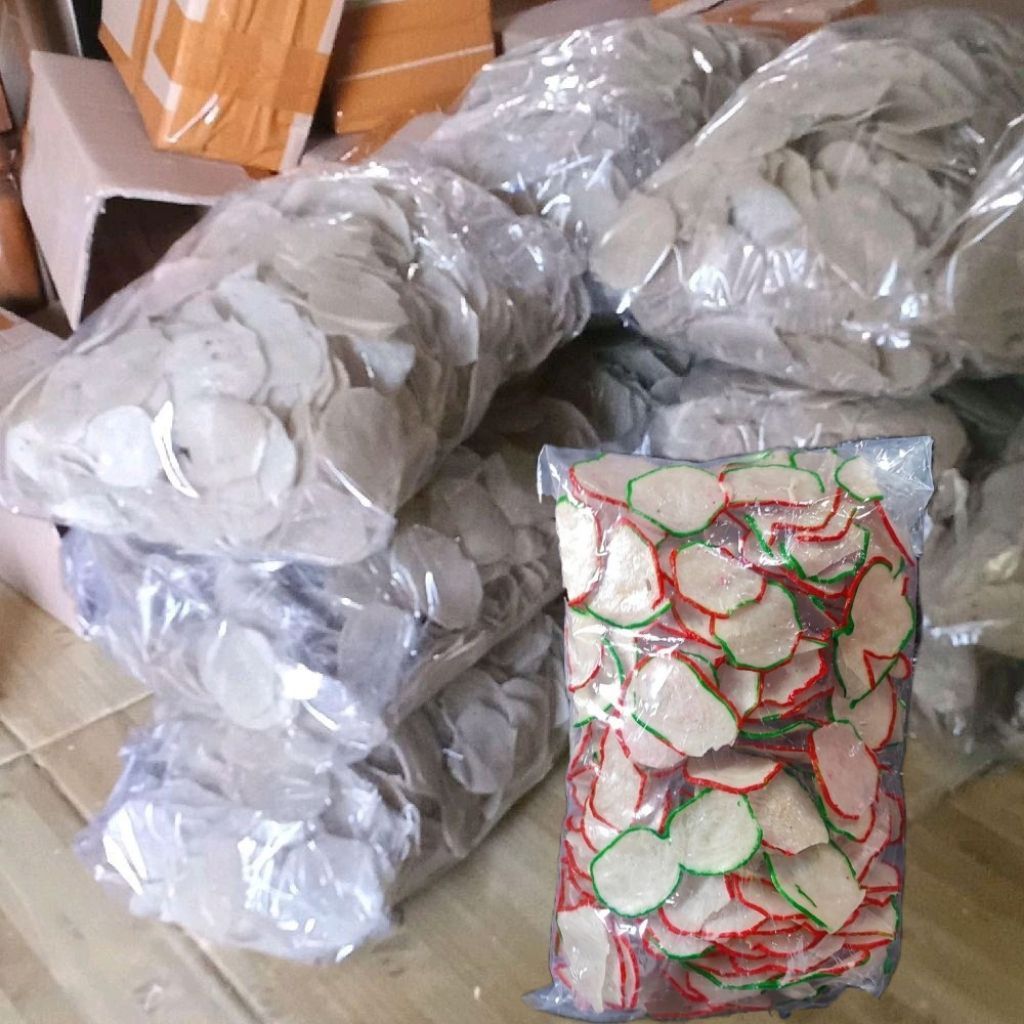 KERUPUK PASIR/UPIL RASA BAWANG (MENTAH) KHAS KEDIRI