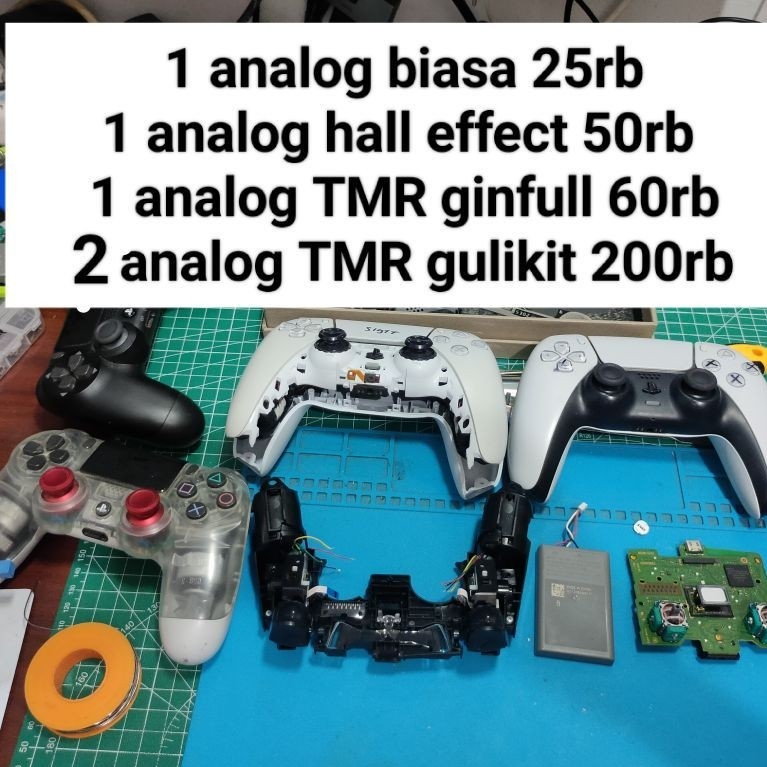 service analog stik PS4 PS5 Xbox PS3 servis reparasi