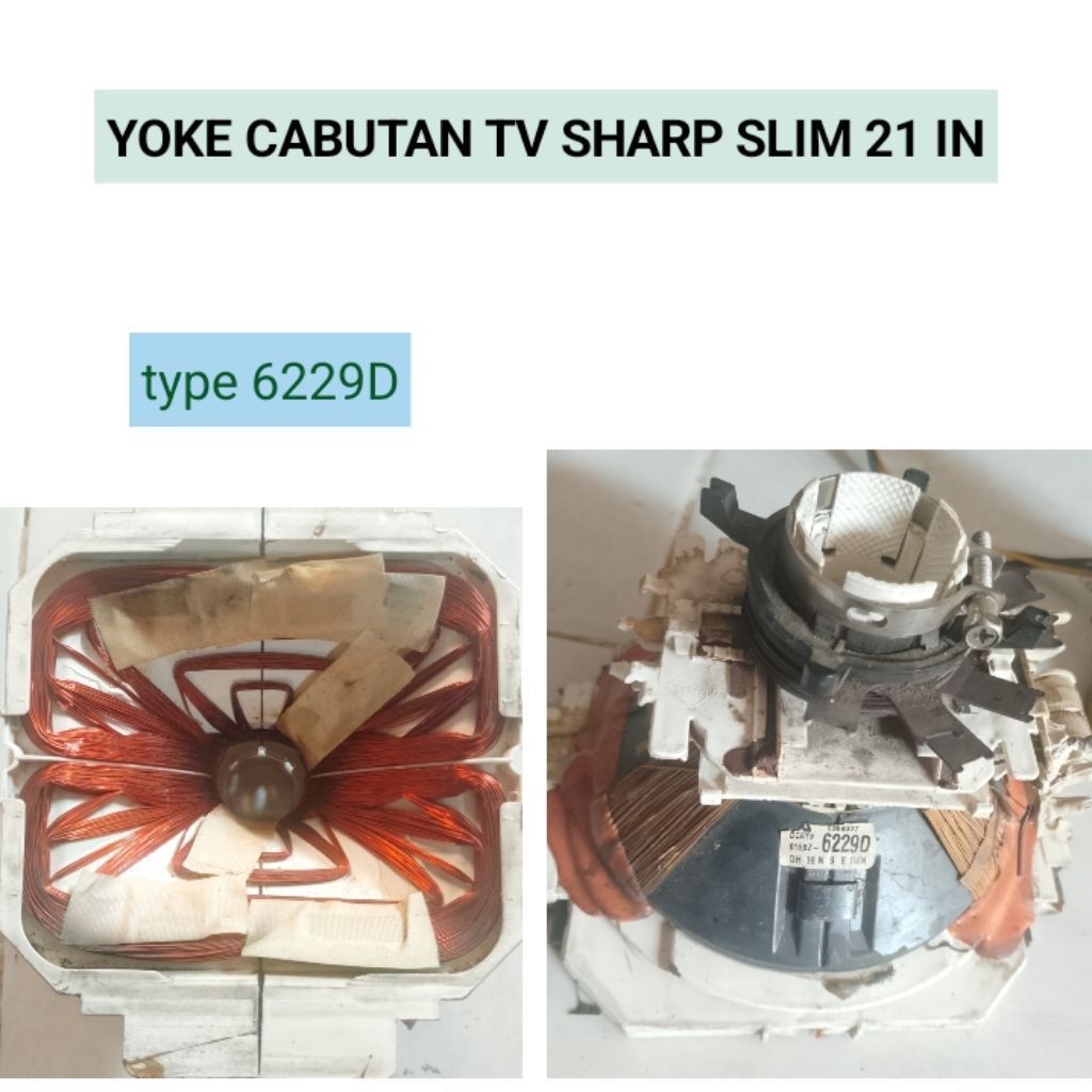 Yoke Cabutan TV Sharp Slim 21 Inch Type 6229D Spare Part TV