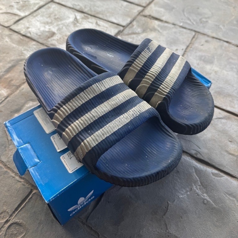 preloved sandal pria original adidas adilette 22 size 46