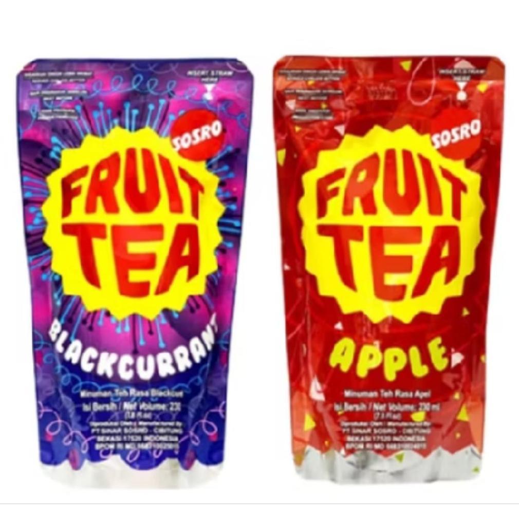 FRUIT TEA DUS KARTON KARDUS POUCH 200ml isi 24